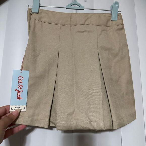 Cat & Jack little girls school skirt uniform pleated skirt (BUNDLE OF 2) - Picture 3 of 4